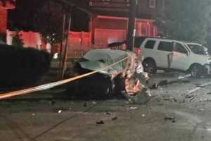 Fatal Crash: Photo Shows Horrific Aftermath Of Suspected DWI That Killed Woman In Bethpage