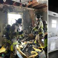 Fire Leaves Elmsford Home Charred (PHOTOS)