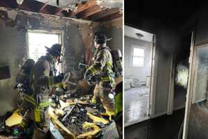 Fire Leaves Elmsford Home Charred (PHOTOS)