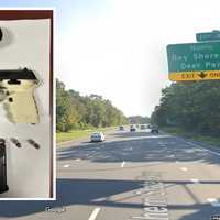 Drunk Wrong-Way Driver With Stolen Gun Leads Trooper Pursuit In Bay Shore: Police