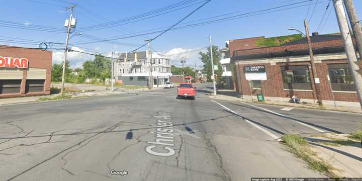 The intersection of Chrisler Avenue and Crane Street in Schenectady.