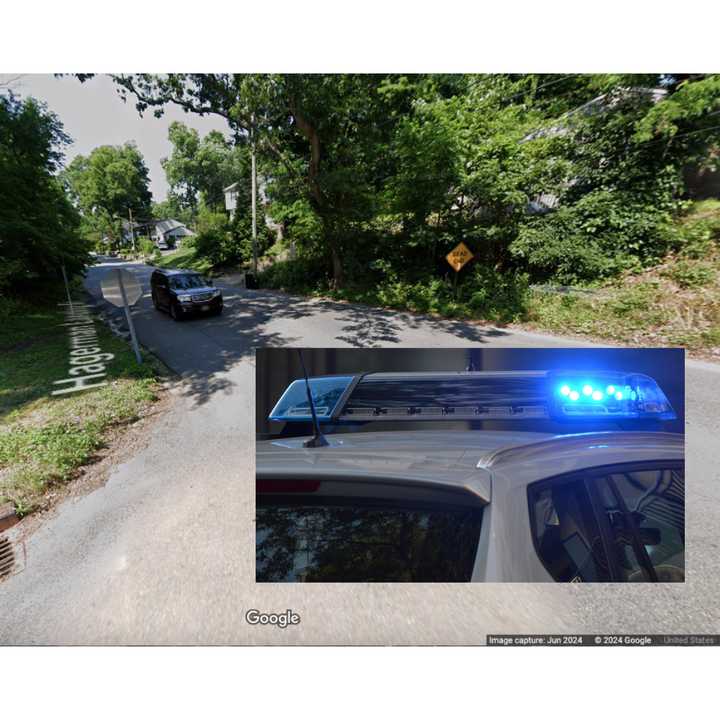 The intersection of Lower Rocky Point Road and Hagerman Landing Road in Rocky Point.