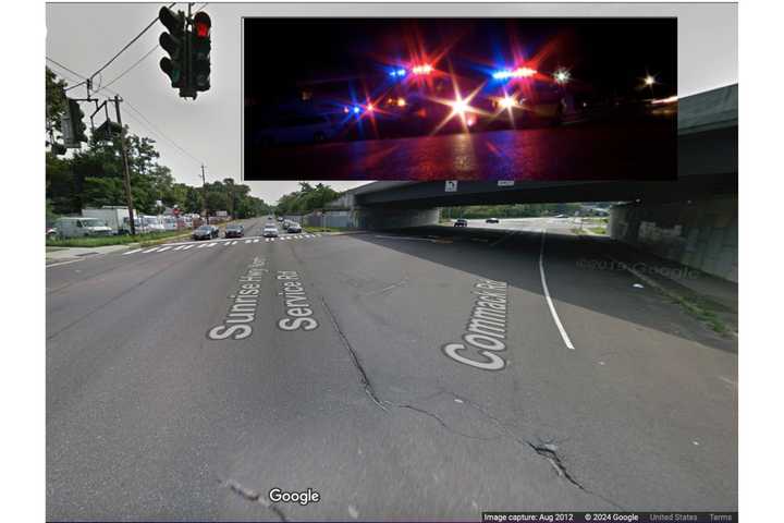 &nbsp;Sunrise Service Road, near Commack Road, in Islip.&nbsp;