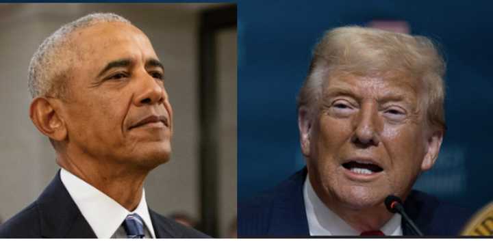 Barack Obama, Donald Trump.