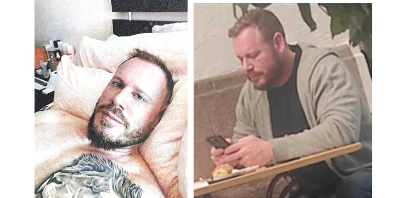 The new photos of&nbsp;Ryan Wedding, age 44, released by the FBI: Left: taken this past summer, and at right, taken in 2024.