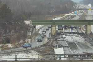 Tractor-Trailer Crash Shuts Down Thruway In Capital Region (DEVELOPING)