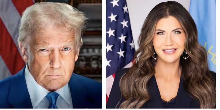 President Trump,&nbsp;Department of Homeland Security&nbsp;Secretary Kristi Noem, who&nbsp;oversees US Immigration and Customs Enforcement (ICE).