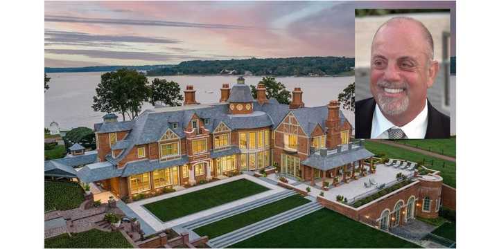 Billy Joel's Oyster Bay estate has 18 bedrooms and 24 bathrooms.