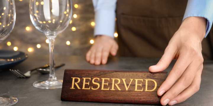 Restaurant reservation.