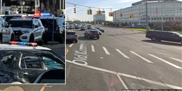 A pedestrian was struck and killed by a garbage truck near the intersection of Old Country Road and Glen Cove Road in Carle Place on Friday morning, Dec. 6.&nbsp;