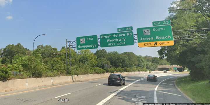 Northern State Parkway in Westbury.