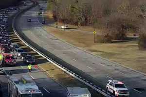 Southern State Parkway Rollover: Multiple Lanes Blocked By Reported Crash