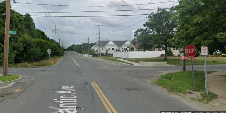 The intersection of Post and Atlantic avenues in North Bellport.