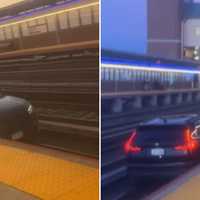 <p>Bystander video of an alleged drunk driver on the LIRR tracks near the Elmont station on Sunday, Dec. 8.</p>