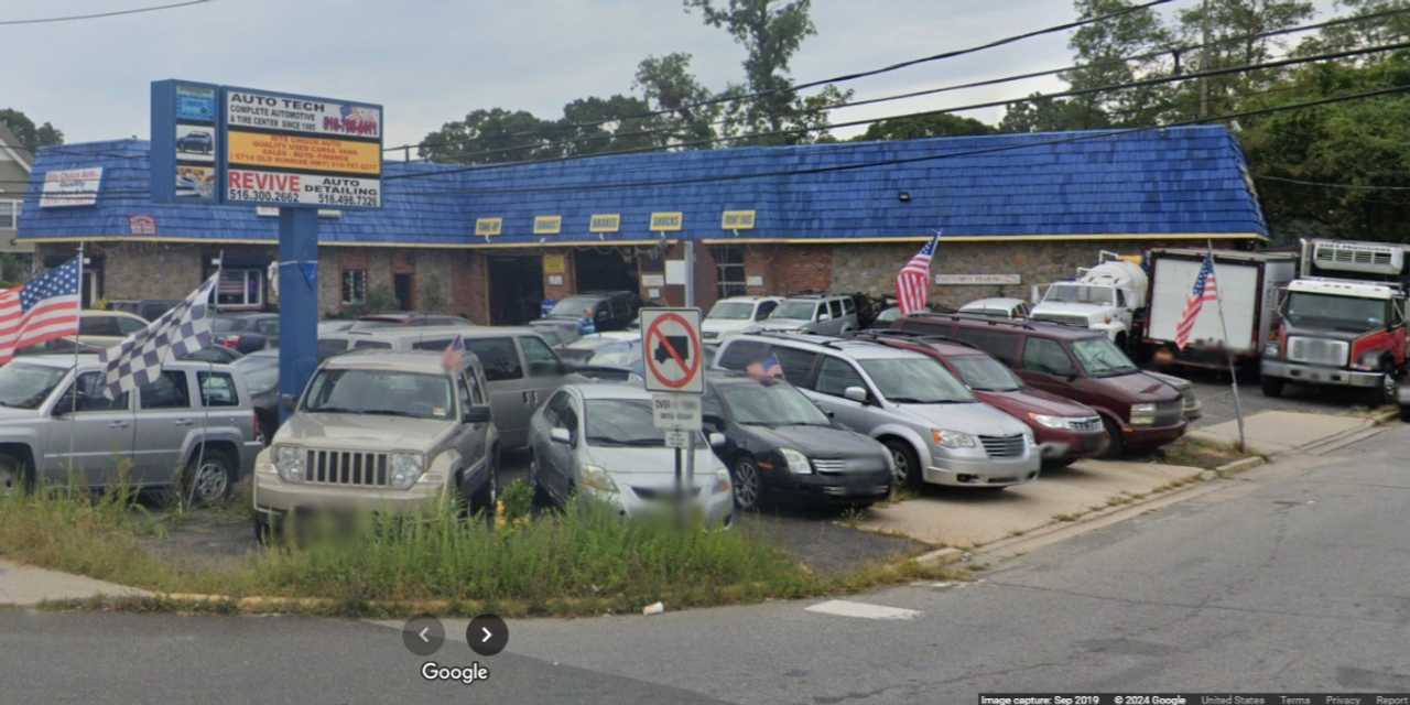 A woman was found stabbed to death at this Massapequa business on Tuesday, Dec. 24. 
 
