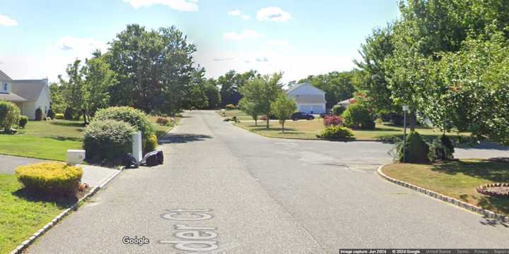 The intersection of Tie Street and Sander Court in Middle Island.