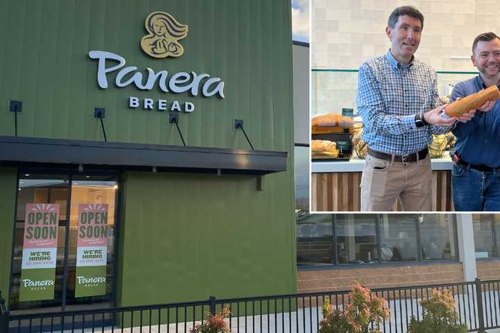 Panera Marks Opening Of New Suffolk County Restaurant With Ceremonial Bread-Breaking