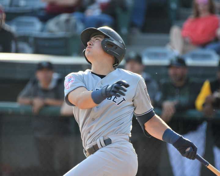 Anthony Volpe hit a grand slam and stole two bases in Game 4 of the World Series on Tuesday, Oct. 29, keeping the Yankees' hopes alive.