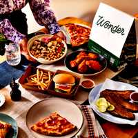 <p>Some of the cuisine offered by Wonder, a "delivery-first" restaurant chain.&nbsp;</p>