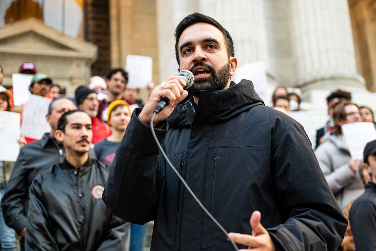 New York City Mayor-elect Zohran Mamdani speaks at a campaign rally in October 2024. New York City Mayor-elect Zohran Mamdani speaks at a campaign rally in October 2024.