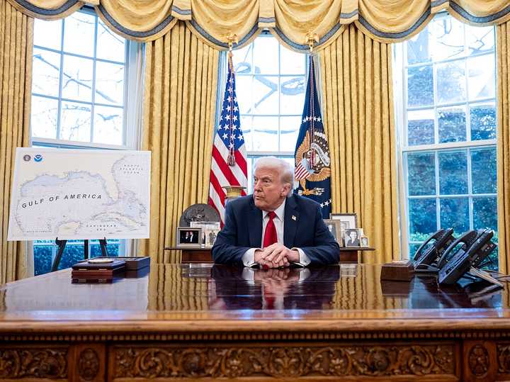 President Donald Trump announces 25% tariffs for auto imports on March 26, 2025.