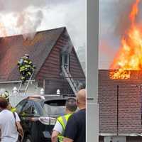 <p>Firefighters braved the smoke and the flames at 286 Union Street in Lodi.</p>