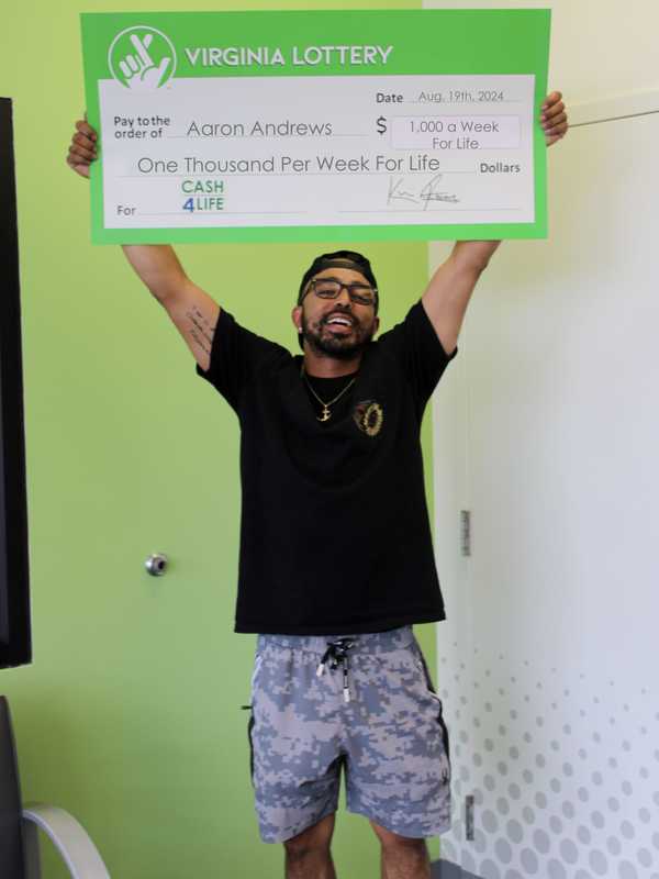 Father Gifts Newly Married Son Winning $1M Virginia Lottery Ticket As Wedding Gift