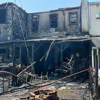 <p>Damage from the North 16th Street fire on July 28. 
  
</p>