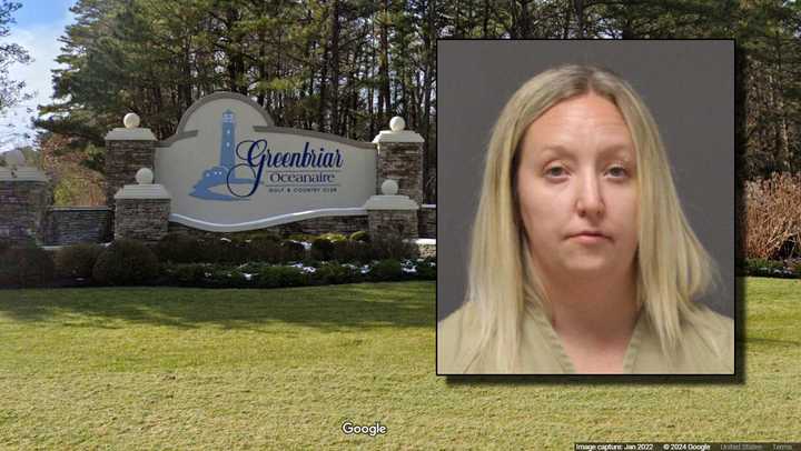 Alicia Campbell, 37, of Mays Landing, NJ, was accused of stealing more than $175,000 from&nbsp;Greenbriar Oceanaire Community &amp; Golf Course in Waretown, NJ.