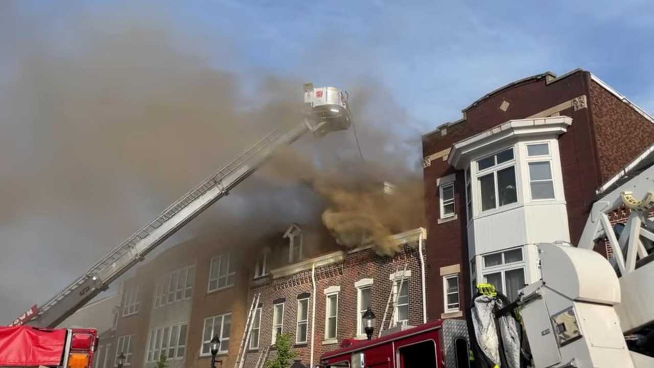 Crews Battle Blaze In Allentown Willow Grove Daily Voice