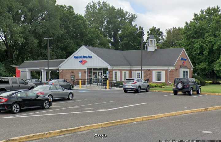 The Bank of America location on Route 35 in Wall Township, NJ.
  
