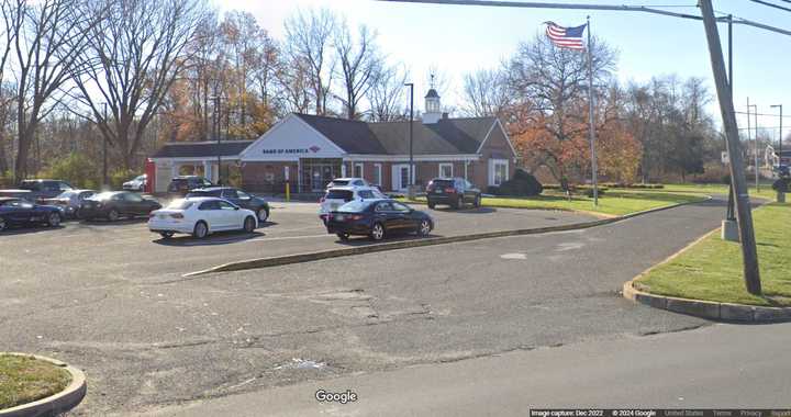 The Bank of America location on Route 35 in Wall Township, NJ.