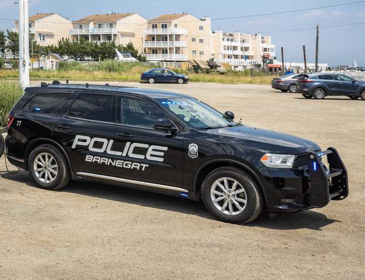 A cruiser for the Barnegat (NJ) Police Department.
  
