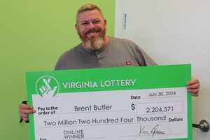 Home Contractor In Virginia Claims $2.2M Lottery Jackpot After String Of Bad Luck