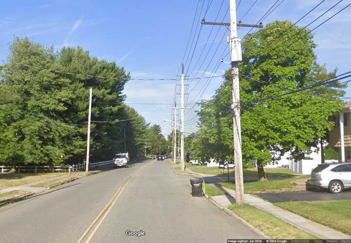 Bethany Road near the intersection with Galway Drive in Holmdel, NJ.