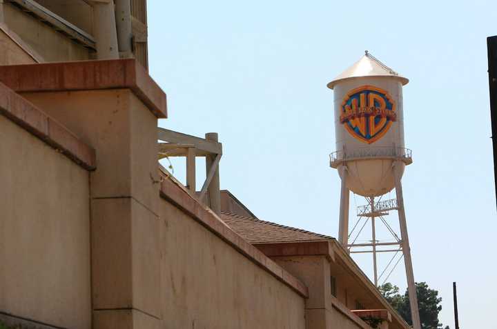 The Warner Bros. Studio water tower in Burbank, CA.