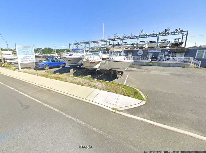 Brown's Point Marina in Keyport, NJ.