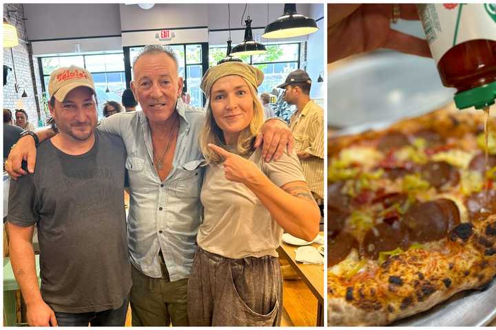 Springsteen, Biopic Movie Crew Have Lunch At Asbury Park Pizzeria: 'Come Back Anytime, Bruce!'