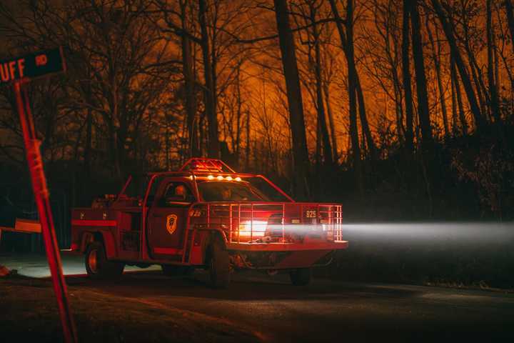 Firefighters at the Jennings Creek Wildfire.