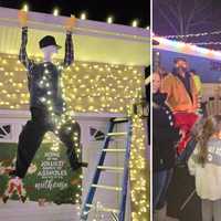 <p>Jason Orsini's "Christmas Vacation"-themed holiday display in Smithtown.</p>