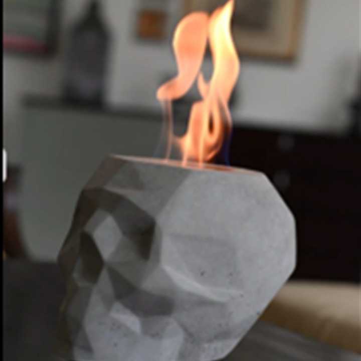 Recalled Colsen-branded Fire Pit, Skull model