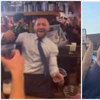 Conor McGregor Visits Total Wine In River Edge, Serves Pints At Jersey Shore Bar