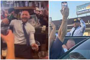 Conor McGregor Visits Total Wine In River Edge, Serves Pints At Jersey Shore Bar