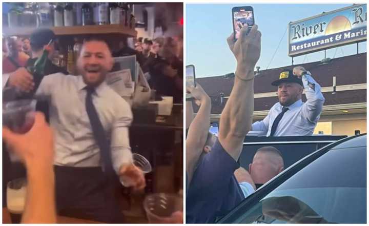 MMA fighter Conor McGregor made an appearance at&nbsp;River Rock Restaurant &amp; Marina Bar in Brick Township, NJ.