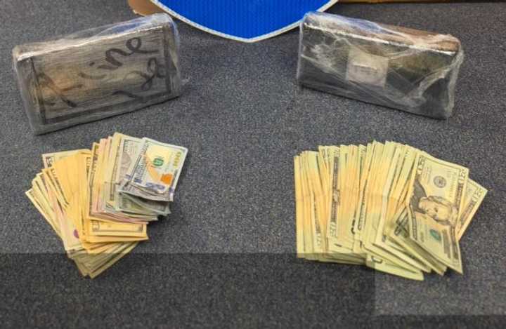 The drugs and money were seized during the stop.&nbsp;