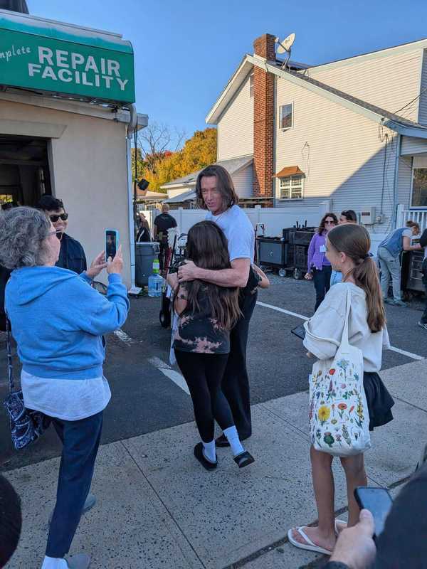 Hugh Jackman Thrills Young Fan During Movie Filming In Monmouth County