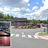 <p>The man was caught with a bottle of Patron after stumbling his way to McDonald's in Stafford County.</p>