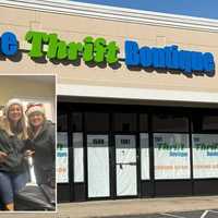 <p>Lazaros Giannos, Casey Meekins, and Alyssa Hayes - the team behind The Thrift Store.</p>