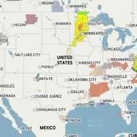 <p>The Severe Weather Map for the US on Aug. 29.</p>