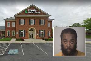 Fire Marshal Helps Deputies Detain Attempted Bank Robber In Spotsylvania, Sheriff Says